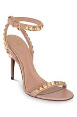 Valentino SMALL STUD 100MM SANDAL | ROSE CANNELLE